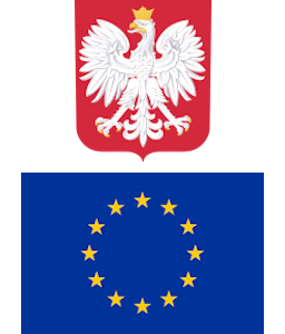 Godło Polski i flaga europejska